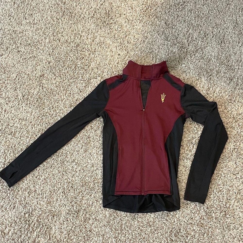 Small womens ASU zip-up jacket.